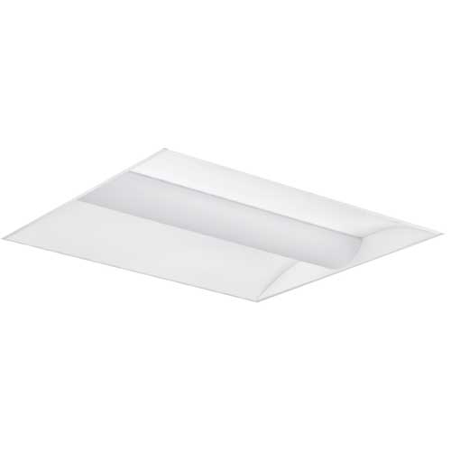 COLU LCAT22-35HLG-EDU Static Air Function High Lumen LED Architectural Troffer 32-Watt 120 - 277-Volt 80 CRI 3707-Lumens 3500K LED High Reflective Matte White Attributes