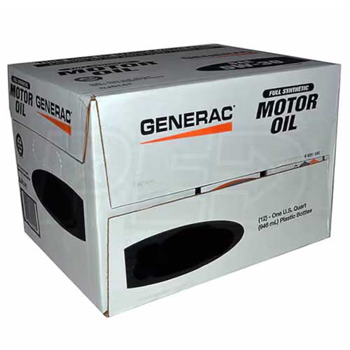 GENERAC A0001412864 FULL SYNTHETIC 5W20 ENGINE OIL 1EA CASE = 12 QUARTS