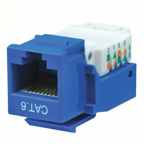 SIGNAMAX KJ458MT25-C6C CAT6 MT-SERIES KEYSTONE JACKS T568A/B LIGHT IVORYÿSIGNAMAX KJ458MT25-C6C