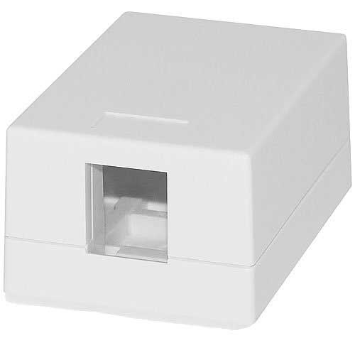 SIGNAMAX SMKL-1-WH 1 PORT SURFACE MOUNT BOX WHITE