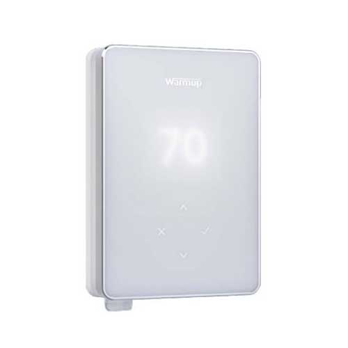 WARMUP TRA-04-WH-LC WARMUP TERRA SMART WIFI THERMOSTAT, 120V/240V WITH SENSOR PROBE AND INSTRUCTIONSÿWARMUP TRA-04-WH-LC